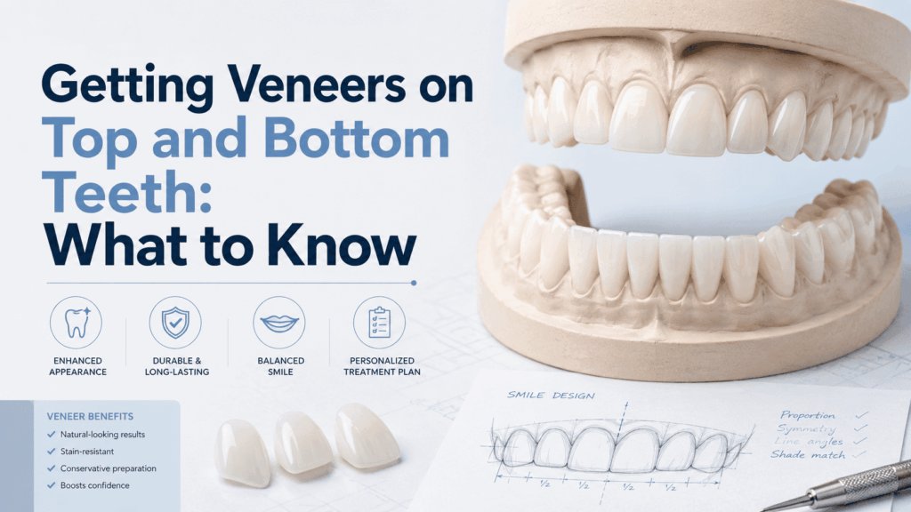 Getting Veneers on Top and Bottom Teeth